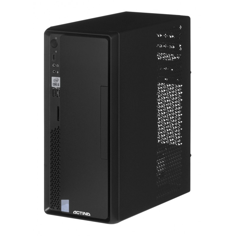 Actina Prime i3-12100 PC de sobremesa Mini Tower, Intel Core i3-12100, 8 GB de RAM DDR4, 512 GB SSD, Windows 11 Home, negro