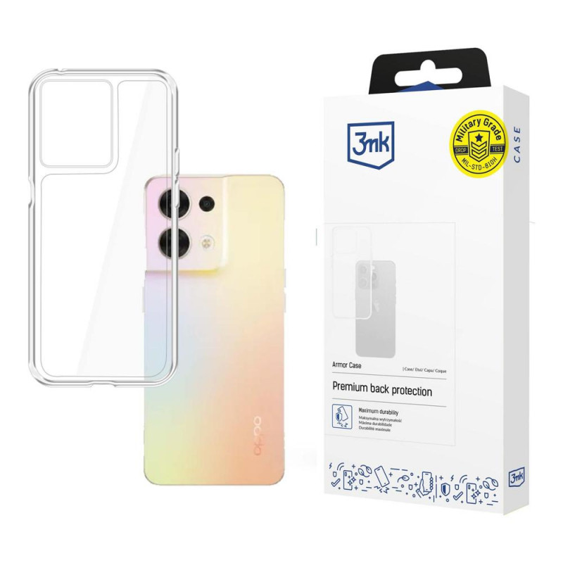 3MK Armor Case Oppo Reno 8 5G, transparente