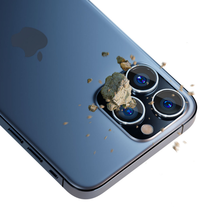 3MK Lens Protection Pro Apple iPhone 15 Pro, dorado oscuro