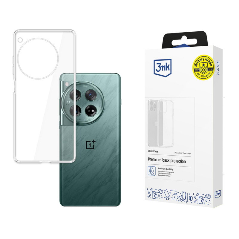 3MK Clear Case OnePlus 12 5G, transparente