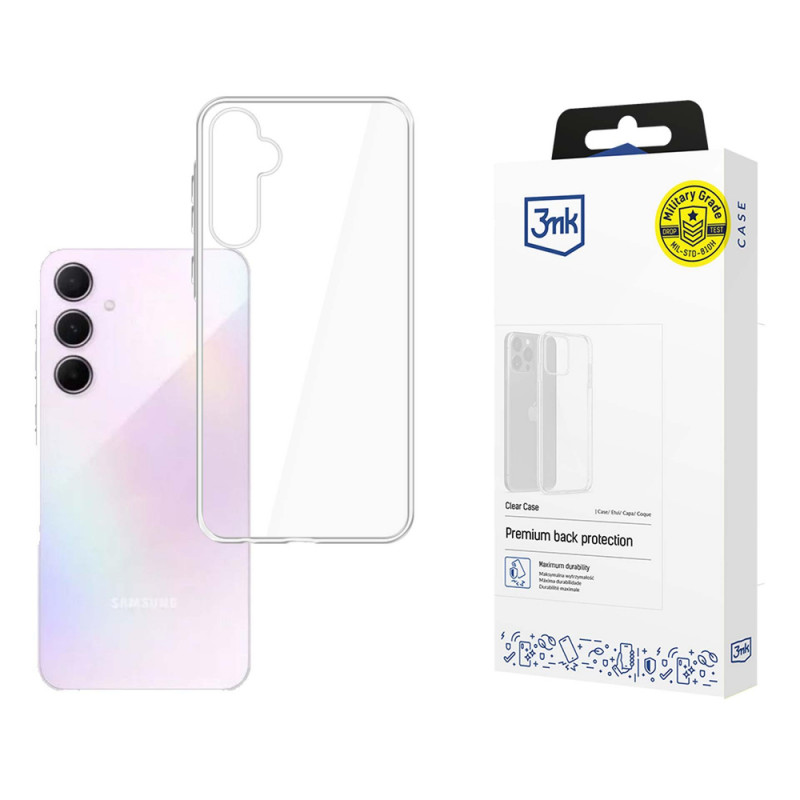 3MK Clear Case Samsung Galaxy M35 5G, transparente