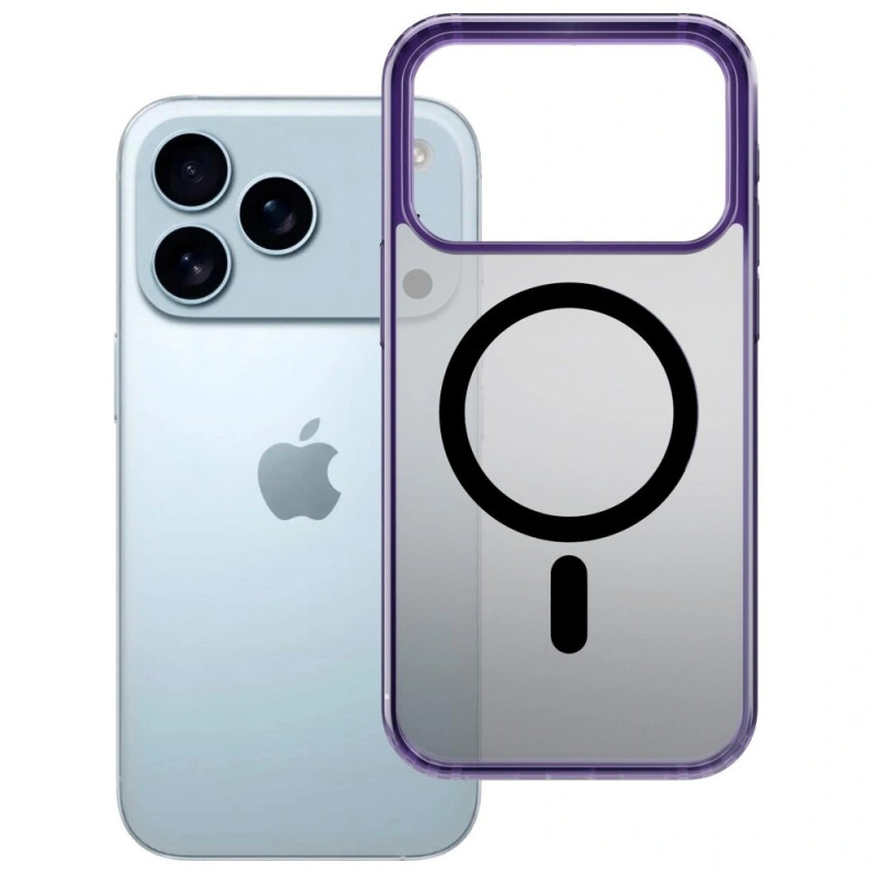 3MK Frosty MagCase Apple iPhone 17 Pro funda, morado