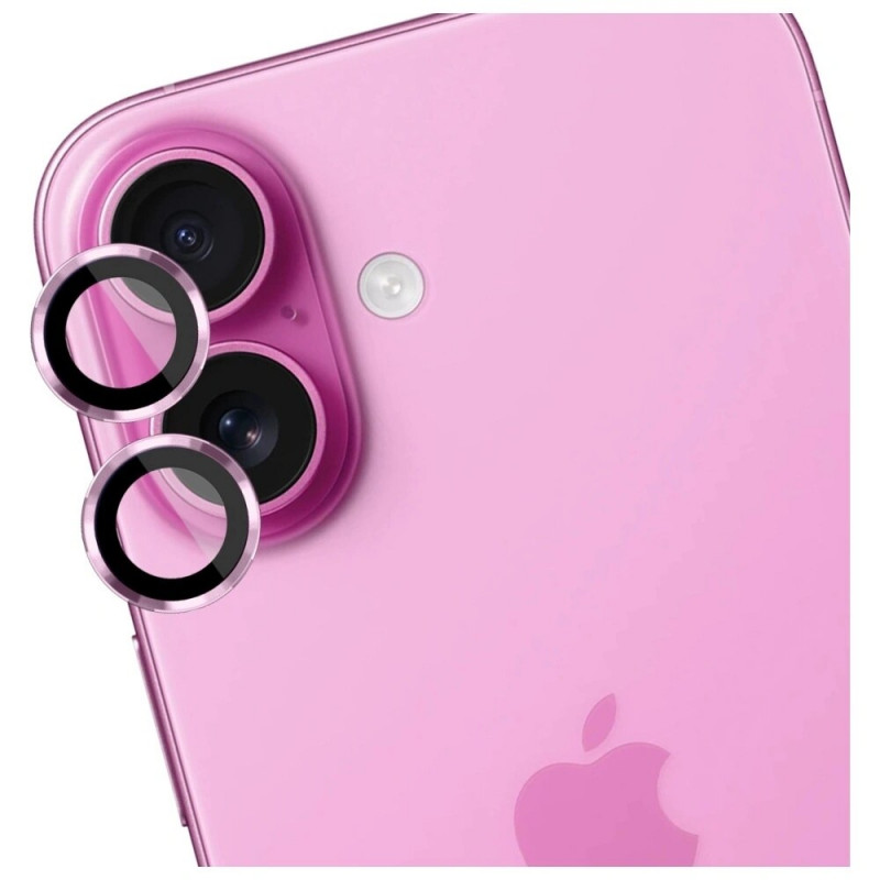 3MK Lens Protection Pro cristal templado para lente de cámara para Apple iPhone 17, morado