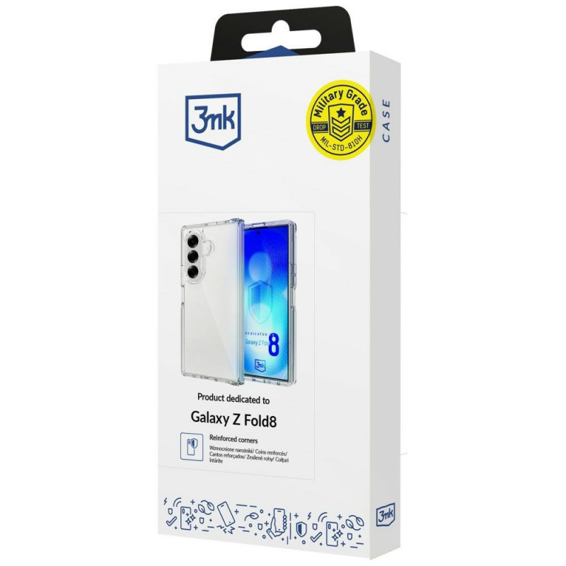 3MK Armor Case Samsung Galaxy Z Fold 8 Ultra funda, transparente