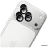 3MK Lens Protection Pro Apple iPhone 18 Pro / 18 Pro Max protector de objetivo de cámara, cristal templado, negro