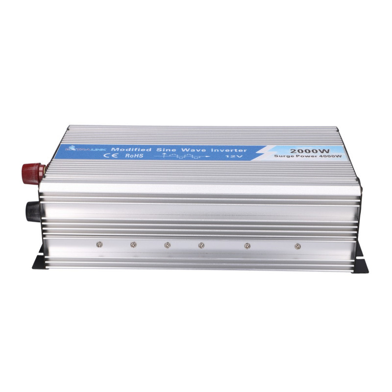Extralink OPIM-2000W convertidor de tensión, 12 V, 2000 W onda sinusoidal modificada