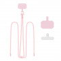 Tech-Protect C5S Correa bandolera de cuerda, rosa bebé