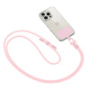 Tech-Protect C5S Correa bandolera de cuerda, rosa bebé