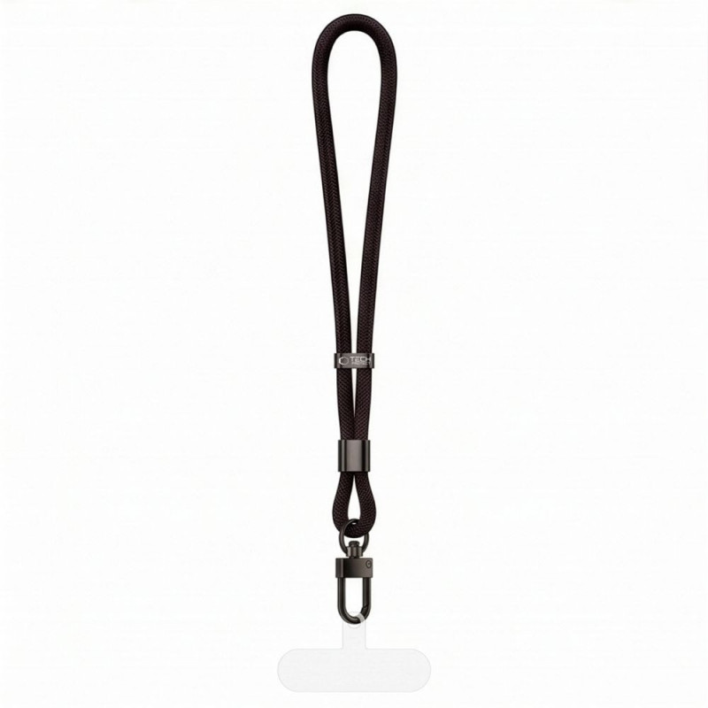 Tech-Protect C11S correa de muñeca de cuerda para teléfono, negro obsidiana