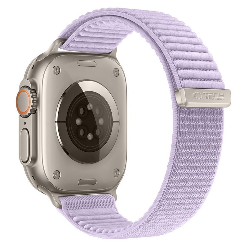 Tech-Protect NylonLoop correa para Apple Watch 8 / 9 / 10 / 11 / 12 / SE (40 / 41 / 42 mm), morado