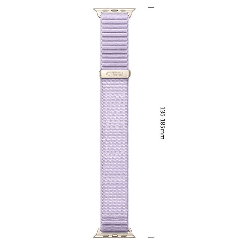 Tech-Protect NylonLoop correa para Apple Watch 8 / 9 / 10 / 11 / 12 / SE (40 / 41 / 42 mm), morado