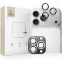 Tech-Protect Camring Fit+ protectores del objetivo de la cámara para Apple iPhone 14 Pro / 14 Pro Max / 15 Pro / 15 Pro Max / 16 Pro / 16 Pro Max / 17 Pro / 17 Pro Max, Plata