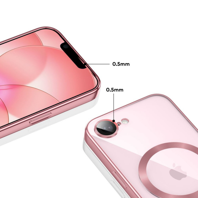 Tech-Protect Magflex MagSafe funda para Apple iPhone 16e / 17e, Oro rosa