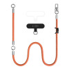 Tech-Protect C10S Rope Crossbody & Wrist set de correa bandolera y de muñeca para móvil, naranja/titanio