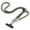 Tech-Protect C10S Rope Crossbody & Wrist set de correa bandolera y de muñeca para móvil, verde oliva/titanio