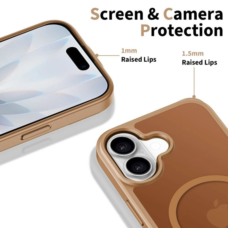 Tech-Protect BasicMag MagSafe Funda Apple iPhone 17, Marrón