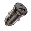 Tech-Protect CC01 cargador de coche de 2 puertos USB-A / USB-C, PD 30W / QC 3.0, negro