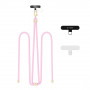 Tech-Protect C7S Rope correa bandolera, rosa claro/dorado
