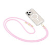 Tech-Protect C7S Rope correa bandolera, rosa claro/dorado