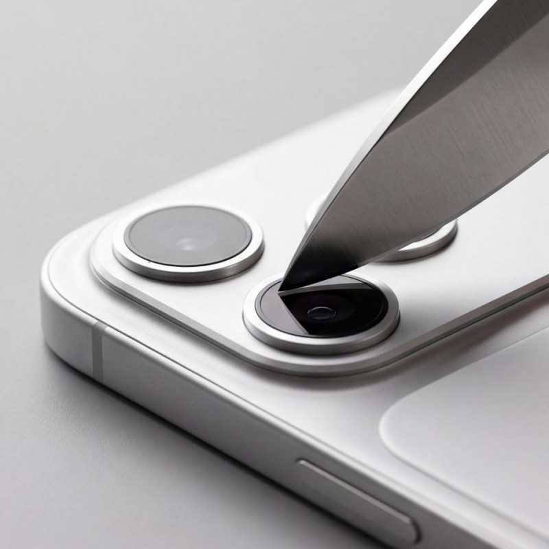 Tech-Protect Camfull Fit+ Apple iPhone 18 Pro Max protector de objetivo de cámara, plata