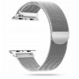 Tech-Protect MilaneseBand Apple Watch 4/5/6/7/SE 44/45 mm pulsera de acero inoxidable, plateada
