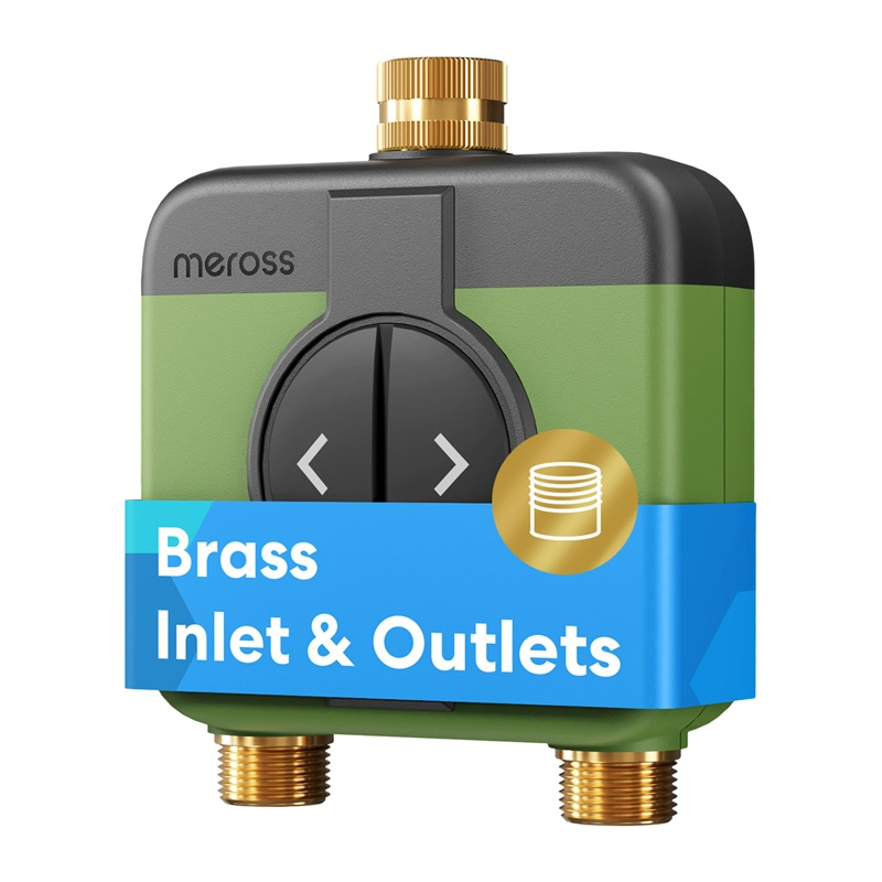 Meross MST200-EU controlador de riego inteligente, 2 zonas