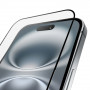 PURO Frame cristal templado con marco para iPhone 16 Plus