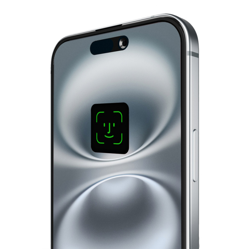 PURO Frame cristal templado con marco para iPhone 16 Plus