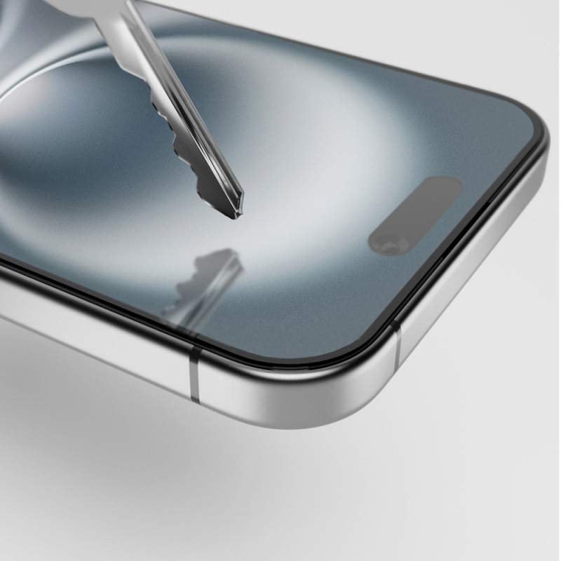 PURO Frame cristal templado con marco para iPhone 16 Plus
