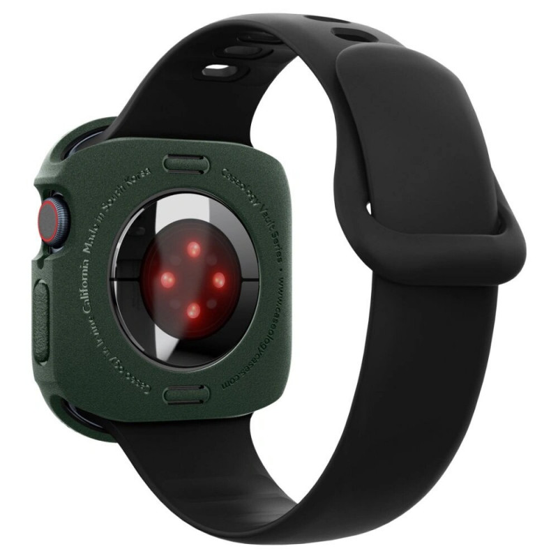 Spigen Caseology Vault funda para Apple Watch 10 / 11 46 mm, Verde medianoche
