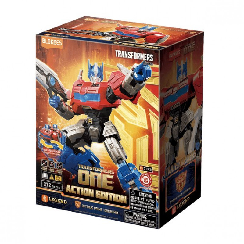 Blokees Transformers Action Edition Optimus Prime / Orion Pax figura de colección 71173