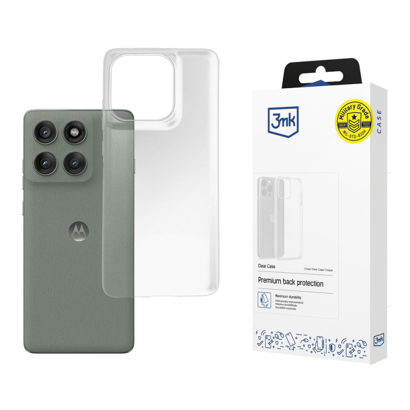 Funda Armor 3MK para Motorola Edge 60 Pro, transparente
