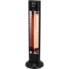 MPM MUG-26 calefactor infrarrojo de fibra de carbono para patio, negro