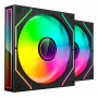 Tacens Mars Gaming MF3DPROX2 ventiladores de caja de ordenador de 12 cm, ARGB, negros, 2 uds.