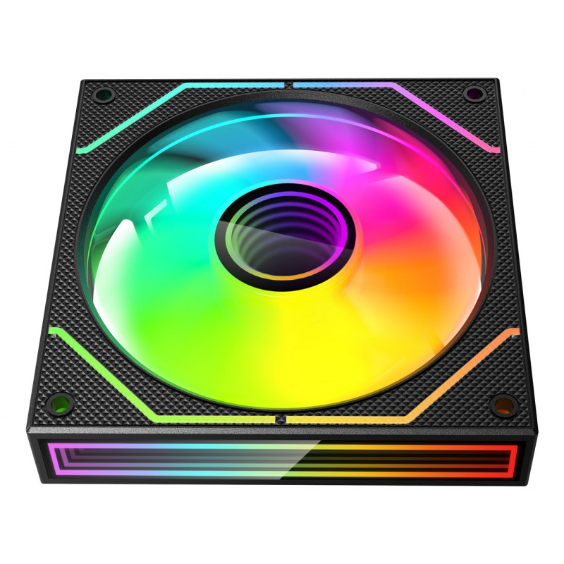 Tacens Mars Gaming MF3DPROX2 ventiladores de caja de ordenador de 12 cm, ARGB, negros, 2 uds.