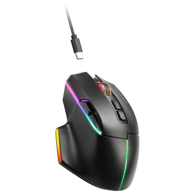 Tacens Mars Gaming MMW-VECTOR Ratón gaming inalámbrico, 12000 DPI, Bluetooth 5.4, 2.4 GHz