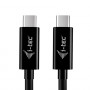 i-tec Cable de carga USB-C, 1.8 m, USB Power Delivery de hasta 100 W, negro