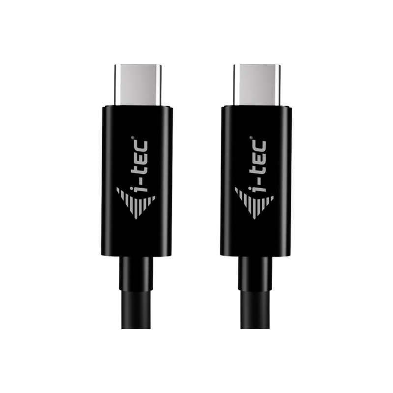 i-tec Cable de carga USB-C, 1.8 m, USB Power Delivery de hasta 100 W, negro