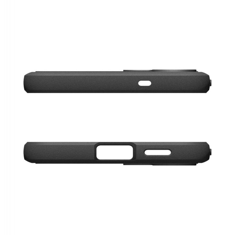 Funda Rugged Armor Spigen para Samsung Galaxy S25 FE, negra mate