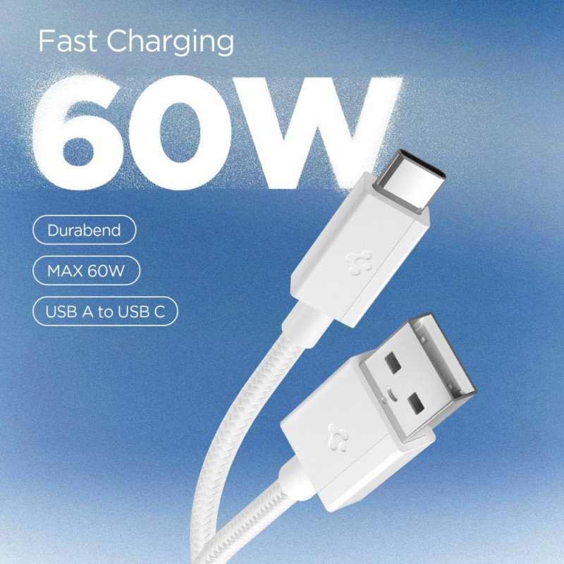Spigen EB6015AC cable USB-C Essential 60W 150 cm, blanco