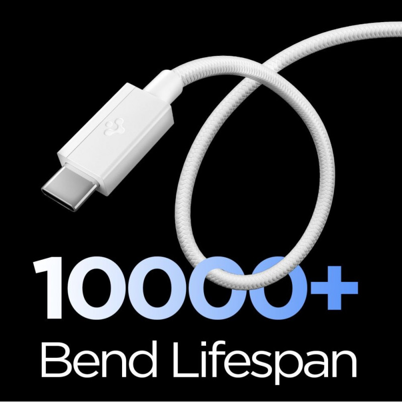Spigen EB6015AC cable USB-C Essential 60W 150 cm, blanco