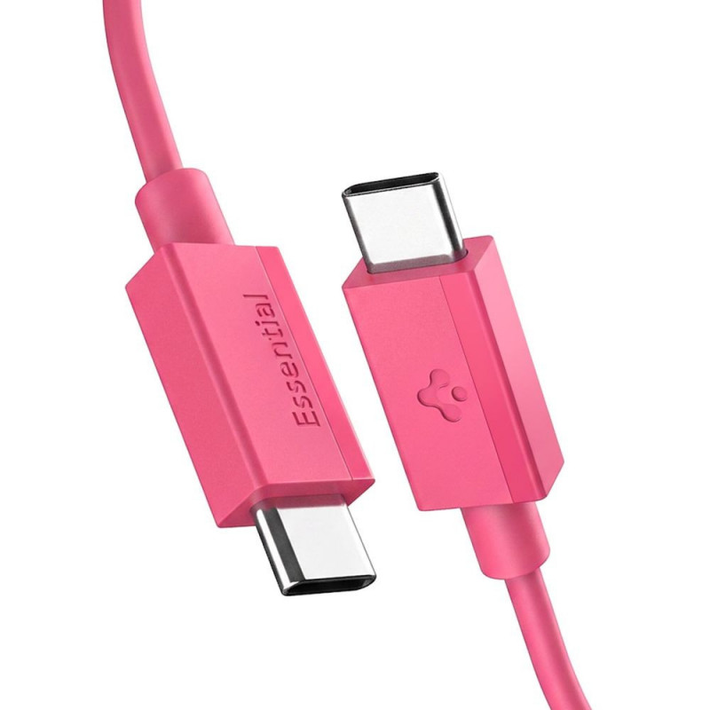 Spigen EB6010CC Essential cable USB-C a USB-C 60W 100 cm, rosa