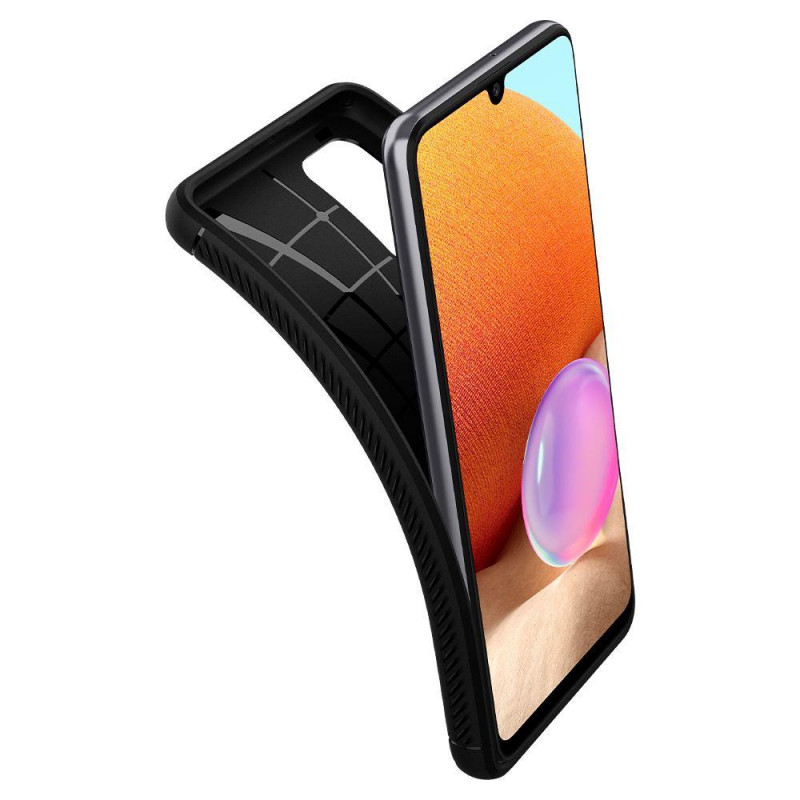 Spigen Funda Rugged Armor para Samsung Galaxy A52 / A52s, negro mate