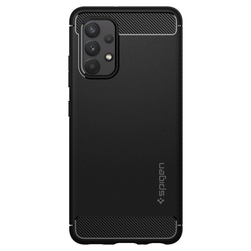 Spigen Funda Rugged Armor para Samsung Galaxy A52 / A52s, negro mate