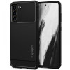 Funda Rugged Armor Spigen para Samsung Galaxy S21 FE, negro mate