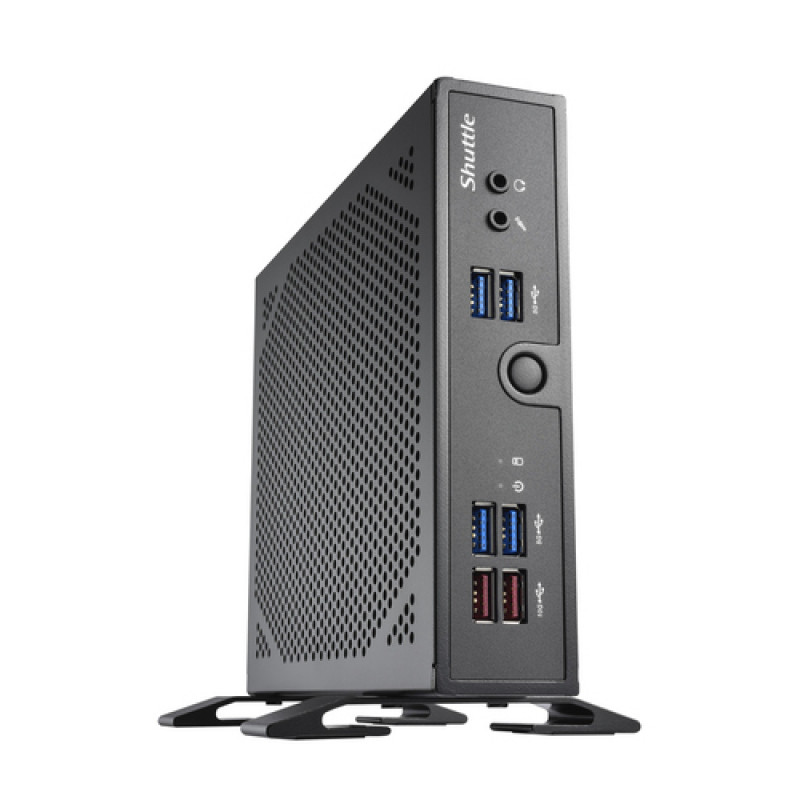 Shuttle DS50U Mini PC barebone, Celeron 7305, 8 GB DDR5 RAM, negro