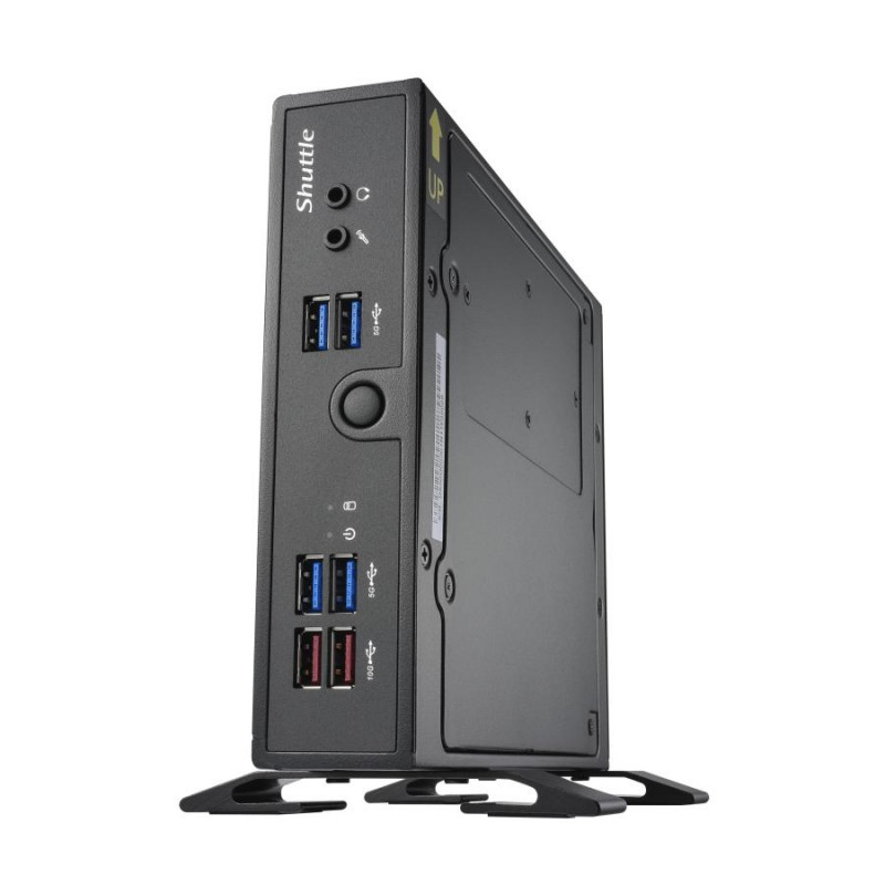 Shuttle DS50U Mini PC barebone, Celeron 7305, 8 GB DDR5 RAM, negro