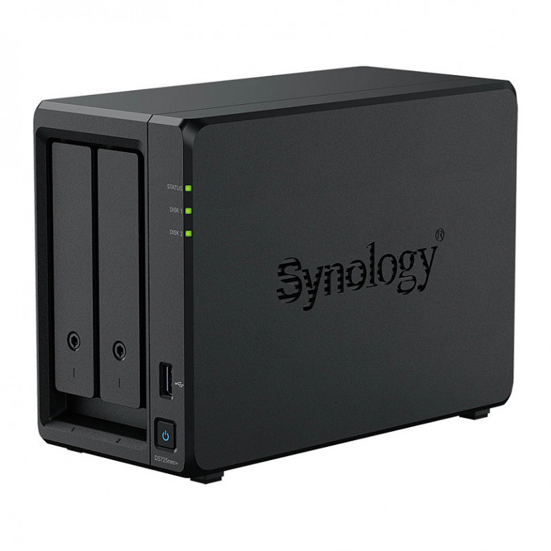 Synology DiskStation DS725neo+ NAS de 2 bahías, AMD Ryzen Embedded R1600, 4 GB DDR4