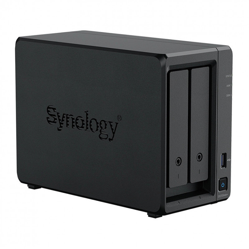 Synology DiskStation DS725neo+ NAS de 2 bahías, AMD Ryzen Embedded R1600, 4 GB DDR4