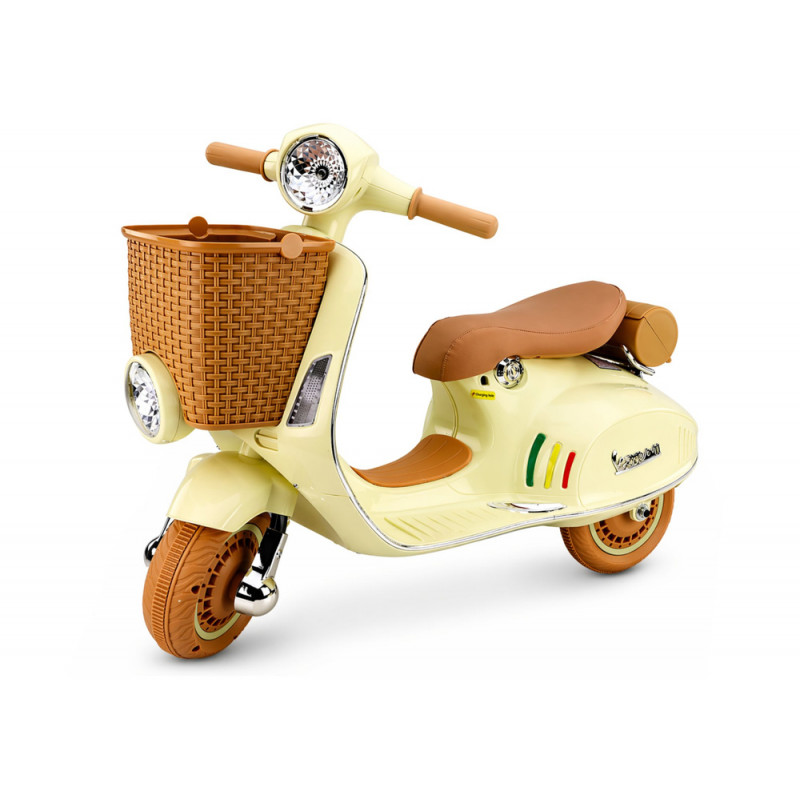 Patinete a batería Lean Cars XW-03, 35 W, beige